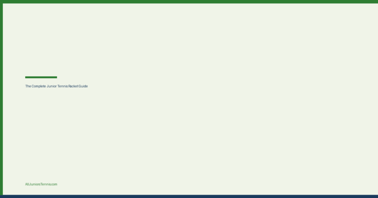 The Complete Junior Tennis Racket Guide: Choosing by Age and Grip Size